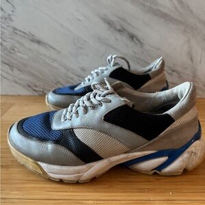 Axel Arigato Blue and Gray Sneakers